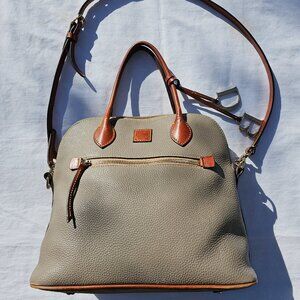 Dooney & Bourke Brown Pebbled Leather Hand Bag